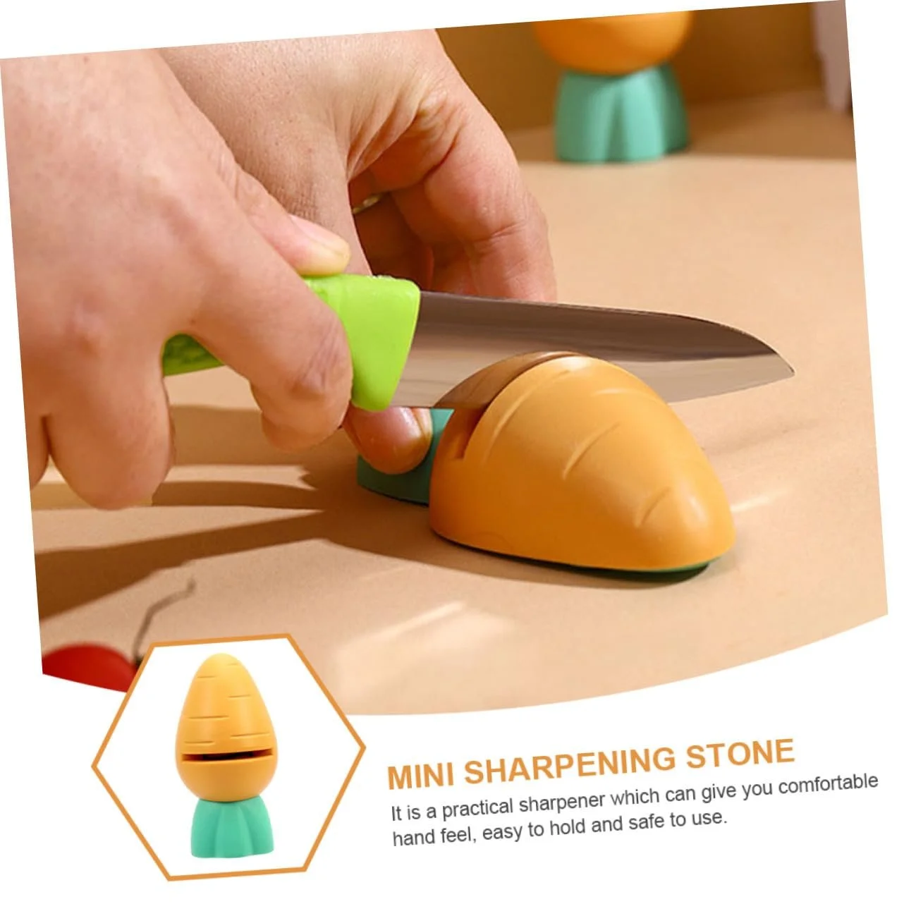 Точильные камни TOYANDONA Mini Carrot набор 4 шт., фото №4