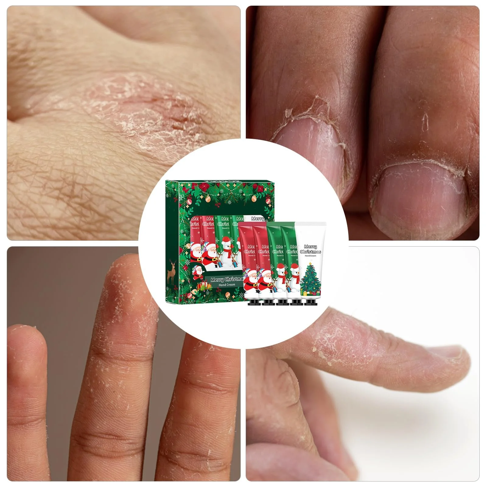Набір Різдвяних Кремів для Рук, 5 шт, фото №6