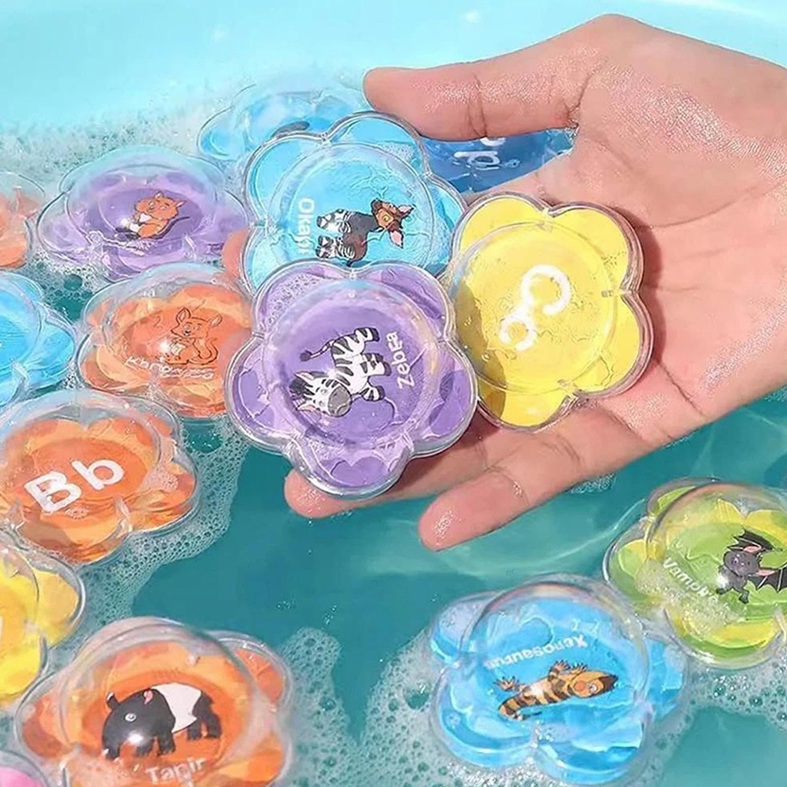 Іграшка для ванни Алфавіт 26 літер для басейну та задоволення від купання малюків, фото №4