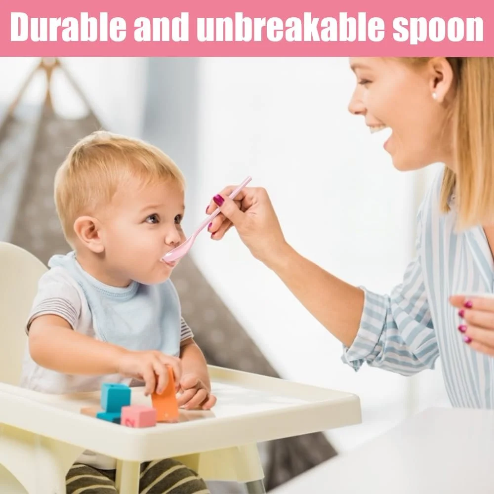 Ложки Пластикові Довгі 18.5 см, Набір 6 шт, Різнокольорові, фото №4 Ложки Пластикові Довгі 18.5 см, Набір 6 шт, Різнокольорові, фото №4