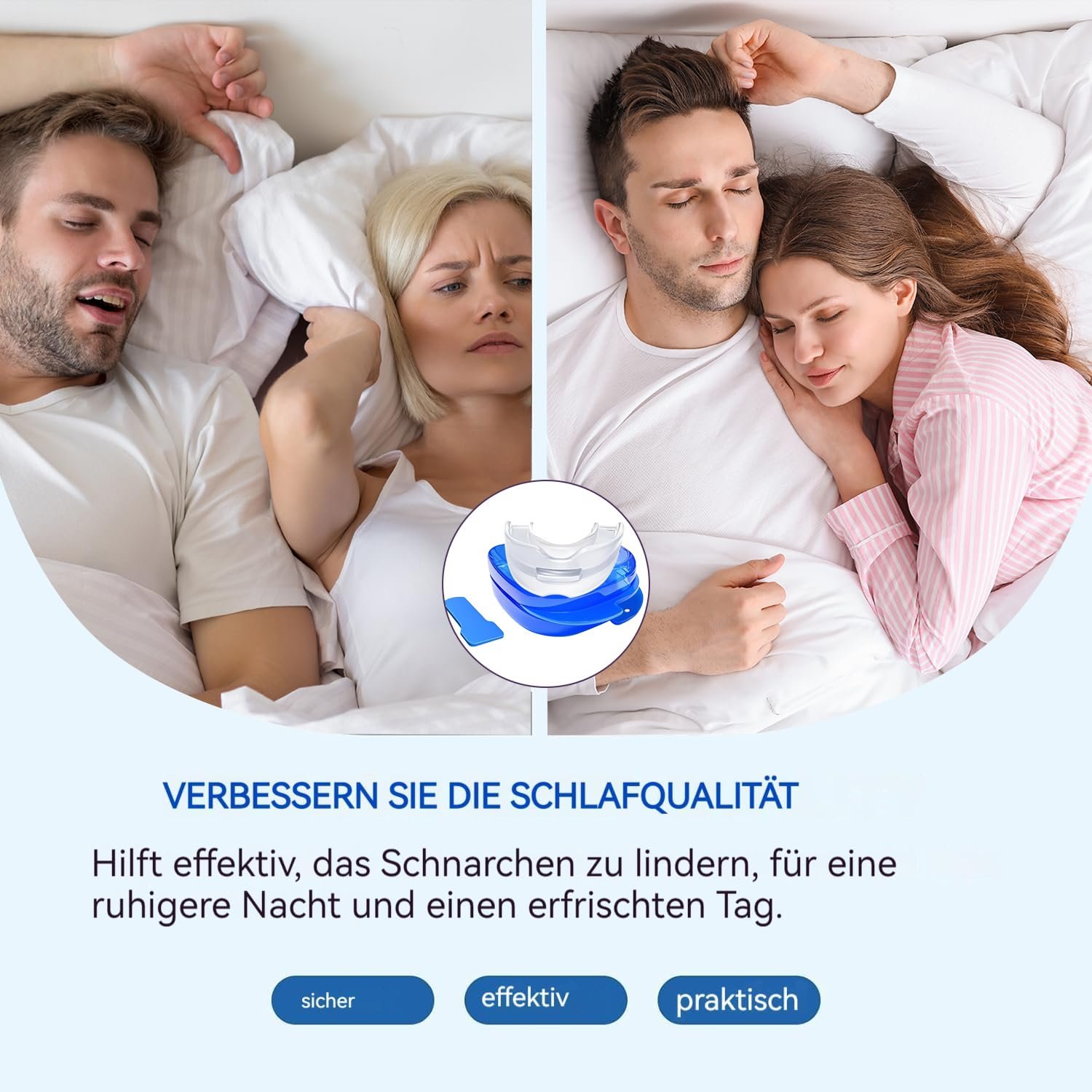 Капа від хропіння YUNYU Набір з трьох штук 8.5 см x 7.7 см, фото №4