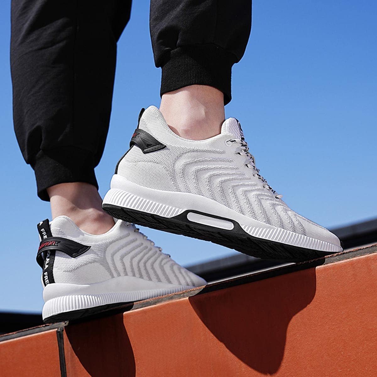 Кросівки YUKTOPA чоловічі спортивні з сіткою повсякденні дихаючі на шнурівці зі збільшенням росту 6 см, фото №6 Кросівки YUKTOPA чоловічі спортивні з сіткою повсякденні дихаючі на шнурівці зі збільшенням росту 6 см, фото №6