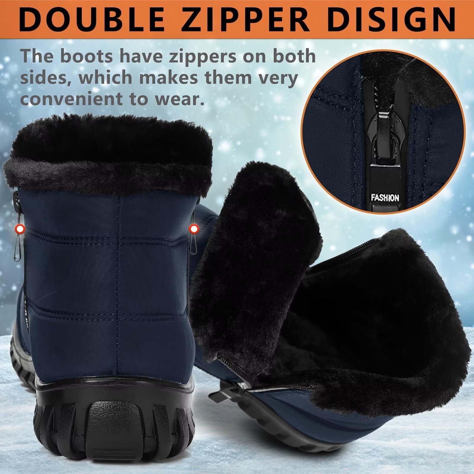 Чоловічі зимові черевики CHDDHX утеплені, фото №6