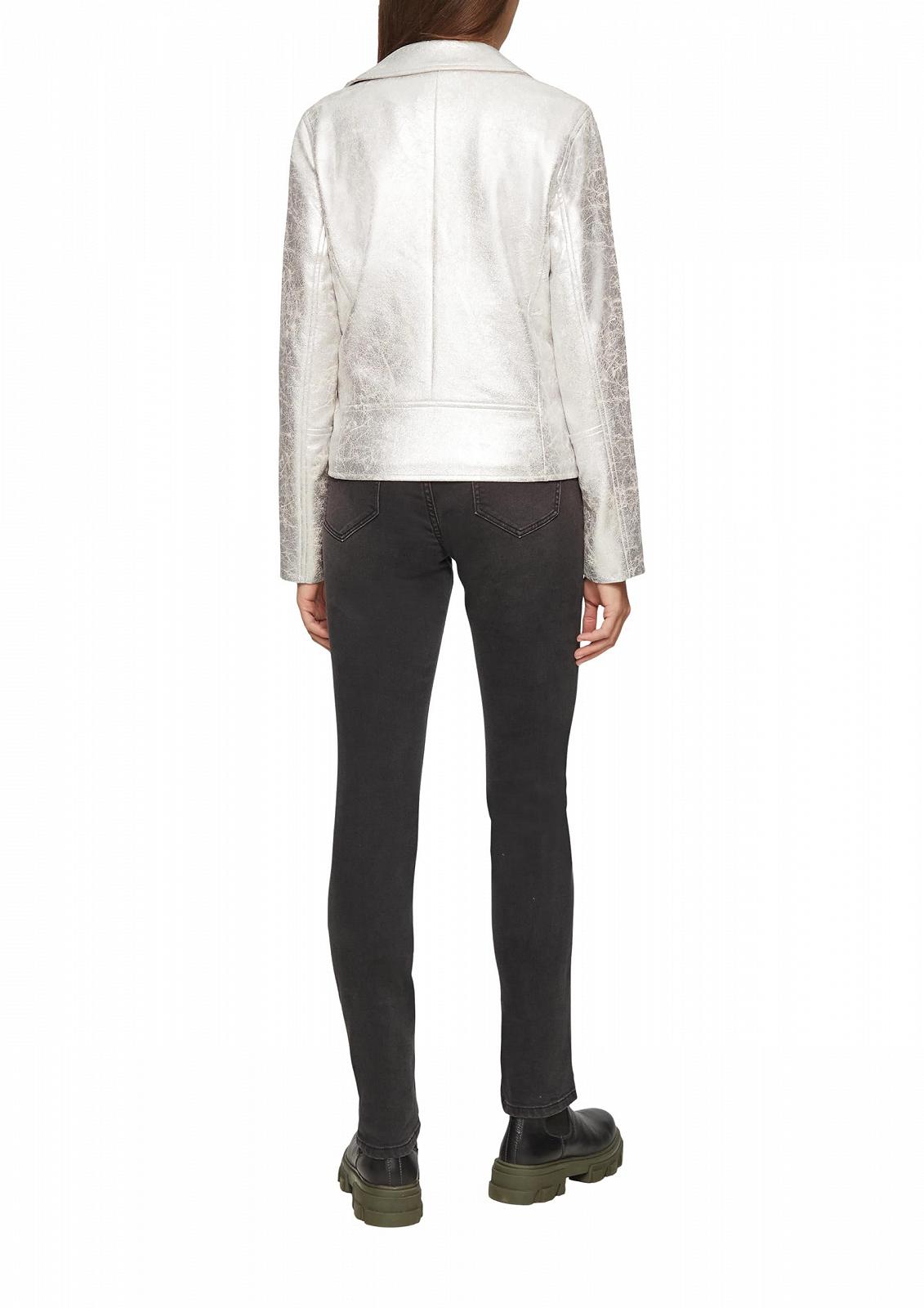 Куртка s.Oliver Biker зі штучної замші, фото №4