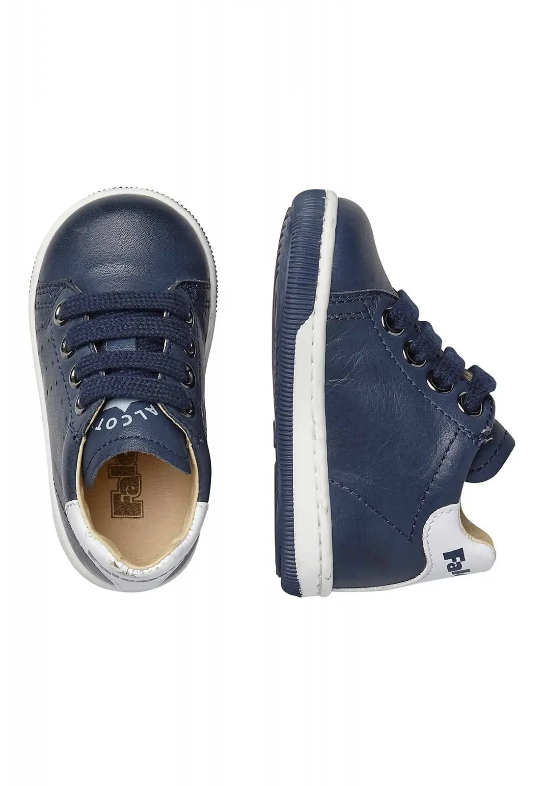 Кроссовки Falcotto ADAM Двухцветные на шнуровке из кожи наппа Белый, фото №4 Кроссовки Falcotto ADAM Двухцветные на шнуровке из кожи наппа Белый, фото №4