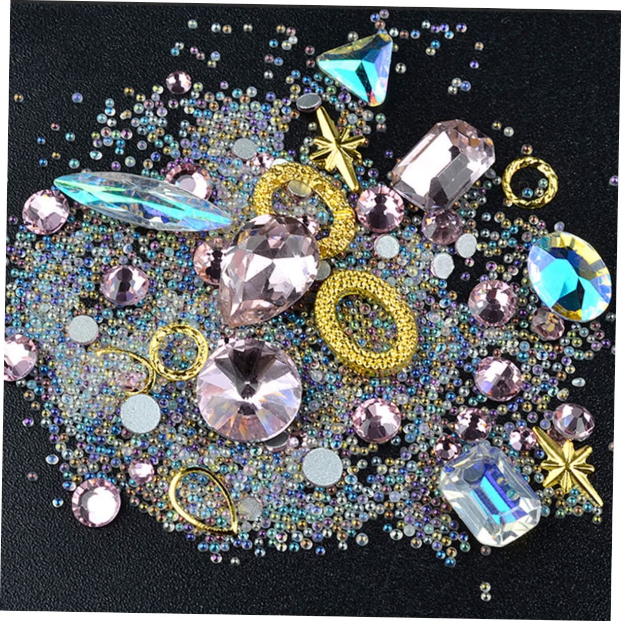 Украшения для ногтей MERRYHAPY ромбовидной формы для вечеринок, свиданий, подарок, легко наносить на натуральные и искусственные ногти, фото №3