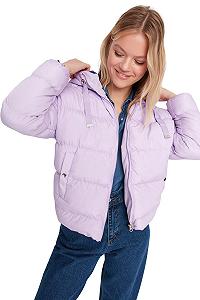 Пальто TRENDYOL Tube Сиреневый synthetic.ua - Фото 1