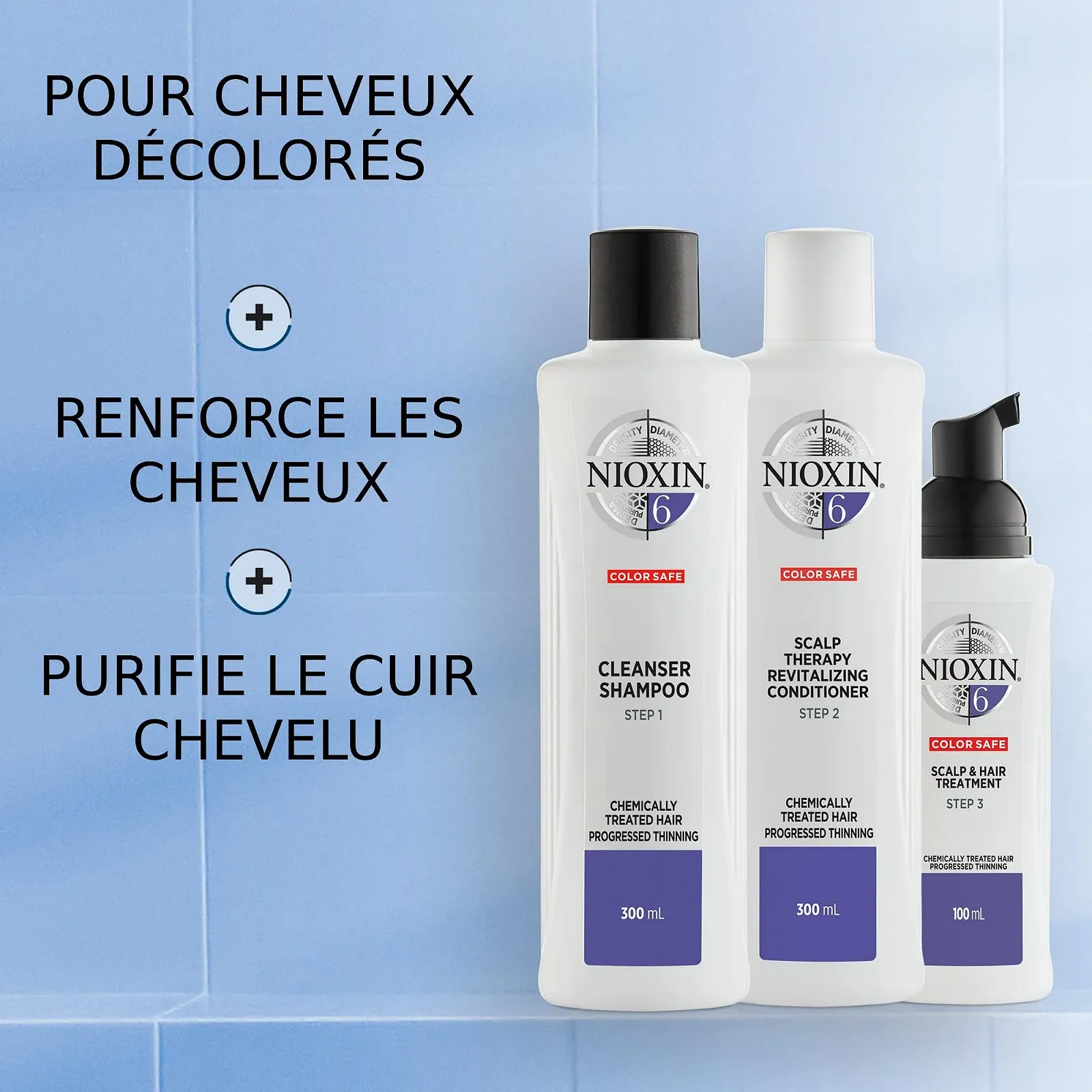 Набір для догляду за волоссям Nioxin System6 для хімічно обробленого волосся з прогресуючим витонченням, фото №2