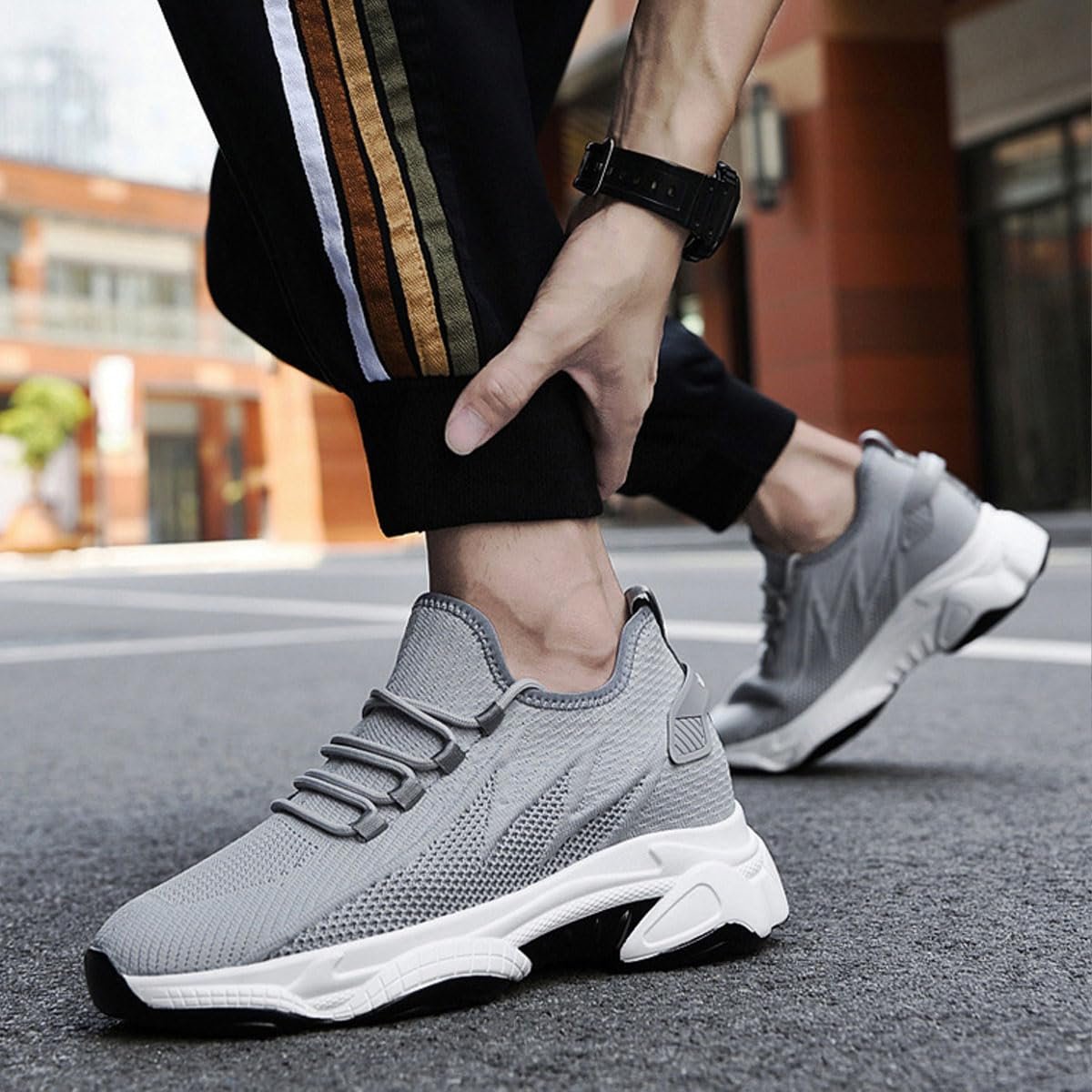 Кросівки Elevate Чоловіче взуття The Larger 10 cm, Ортопедична підкладка Невидима збільшуюча висоту, фото №5