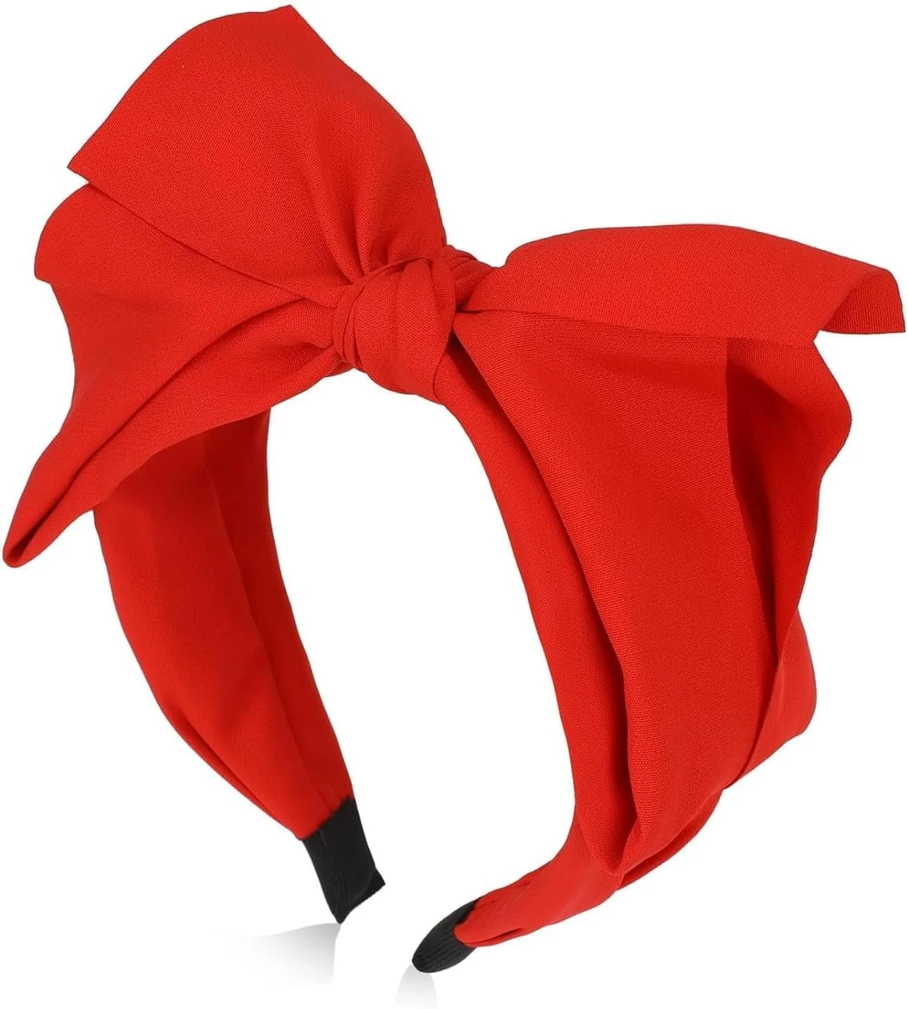 Обруч для волос Бант Двойной бант Красный, фото №1