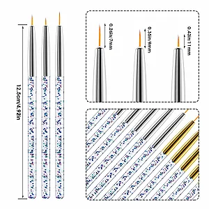 Набір WLLHYF 12 шт Точний Пензлі для підводки для очей synthetic.ua - Фото 1