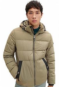 Куртка Tom Tailor puffer jacket mix Бежевый XXL synthetic.ua - Фото 1