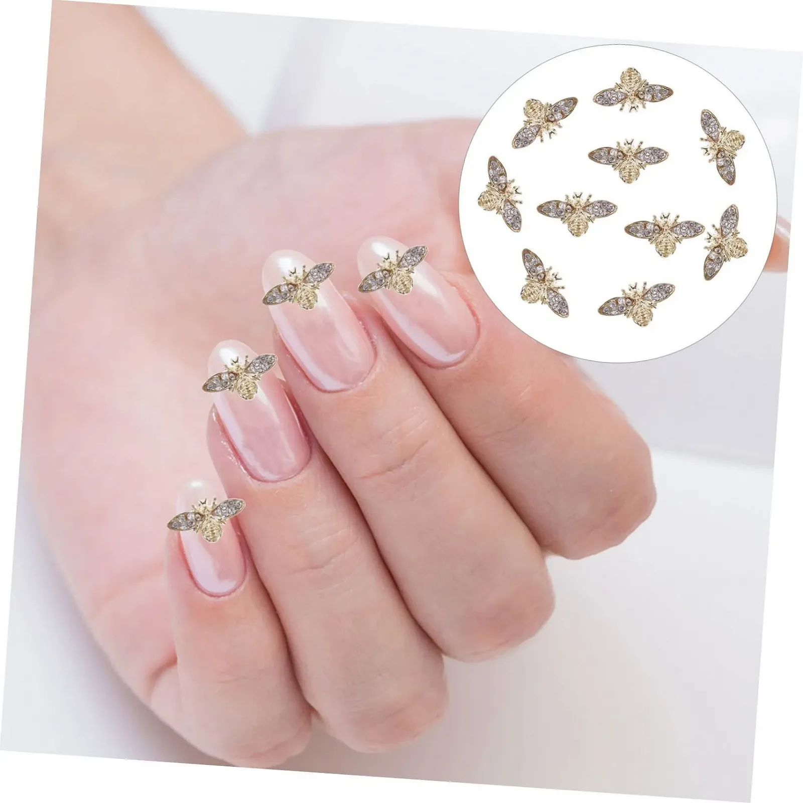 Прикраса для нігтів Бджола PLAFOPE, фото №8