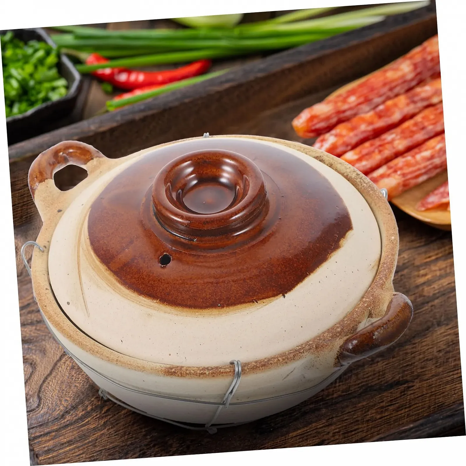 Кастрюля для тушения VALICLUD с ручкой антипригарная для индукции и открытого огня, фото №3