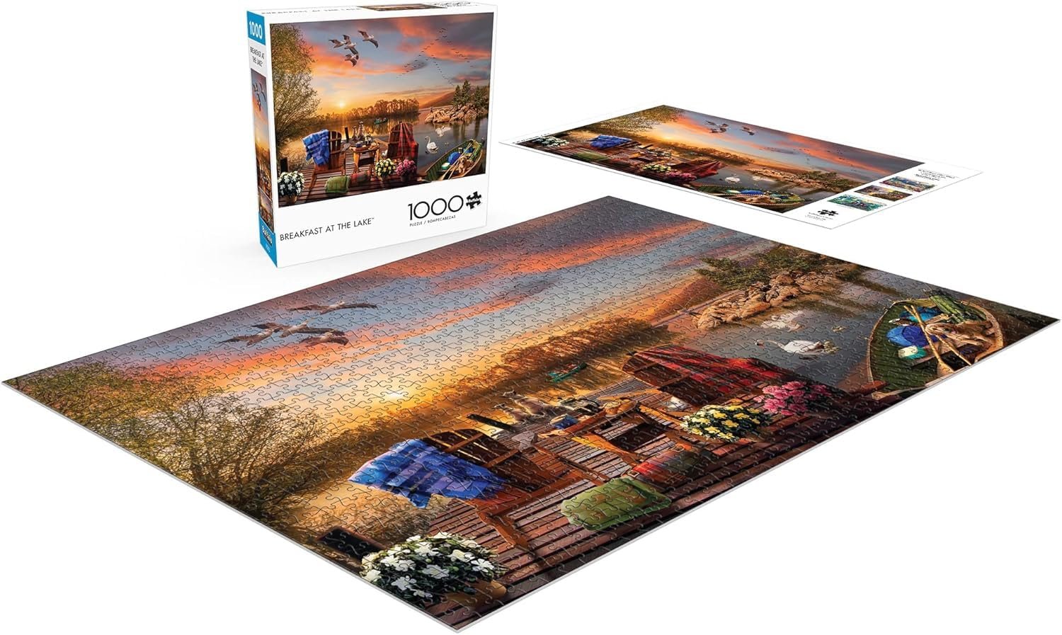 Пазл Buffalo Games Darrell Bush Breakfast at the Lake 1000 элементов, фото №4