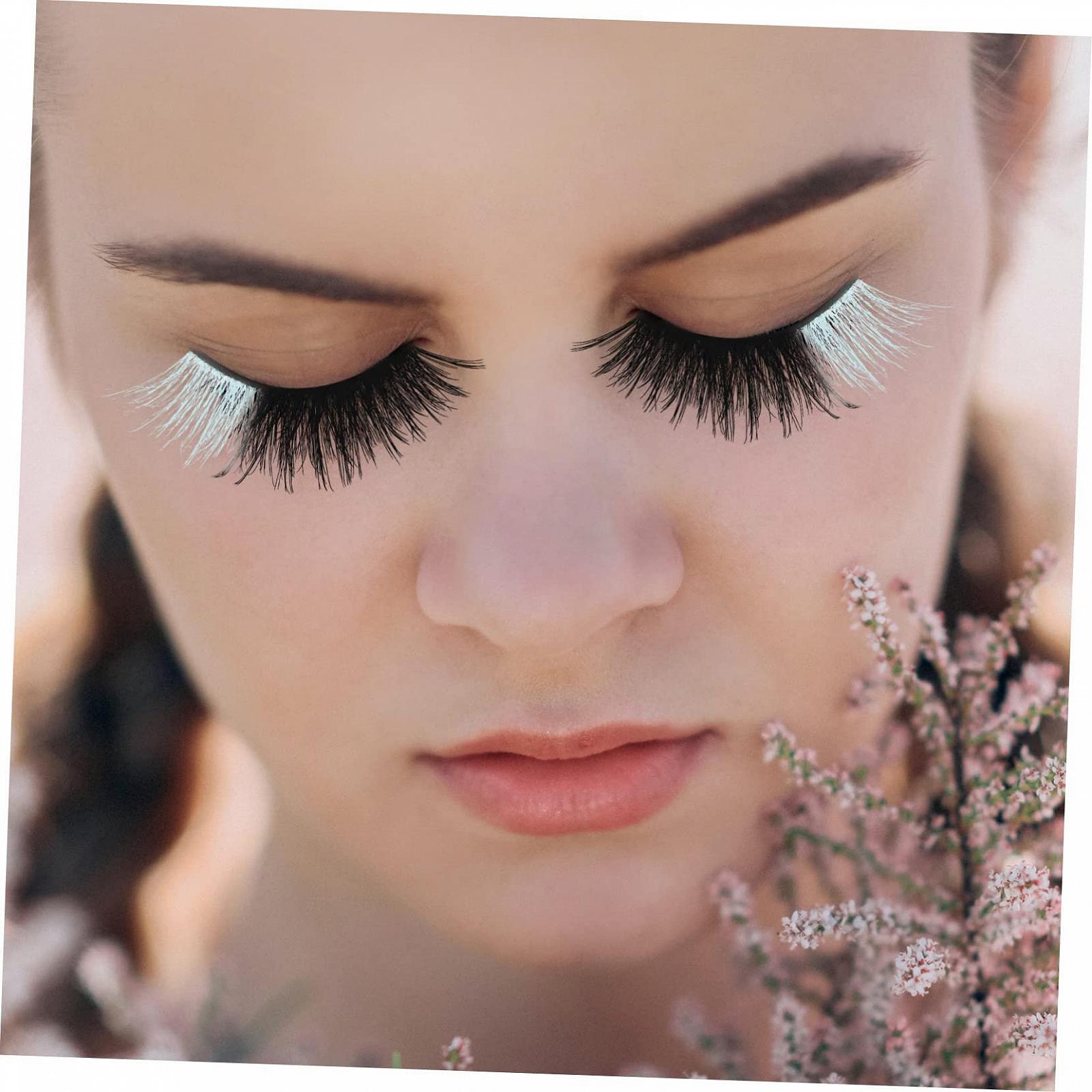 Кольорові накладні вії Angoily 20 пар Смужки Рясні візерунки, фото №6 Кольорові накладні вії Angoily 20 пар Смужки Рясні візерунки, фото №6