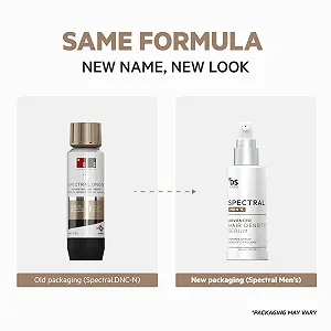 Сыворотка DS Labs Spectral Men's для увеличения густоты волос у мужчин, укрепление, утолщение, уменьшает выпадение волос, безопасна для окрашенных волос, 60 мл, упаковка может отличаться synthetic.ua - Фото 1