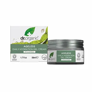 Гель-крем Dr Organic Ageless для щоденного зволоження з органічними морськими водоростями, 50 мл - Фото 1