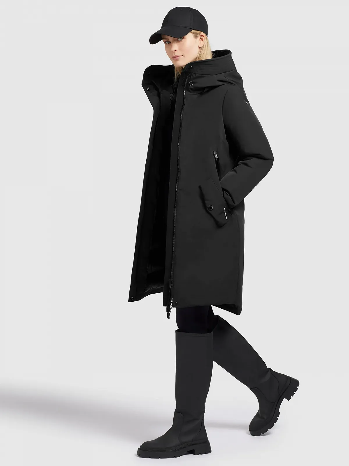 Зимнее пальто Khujo Charlyn5 Черный, фото №5 Зимнее пальто Khujo Charlyn5 Черный, фото №5