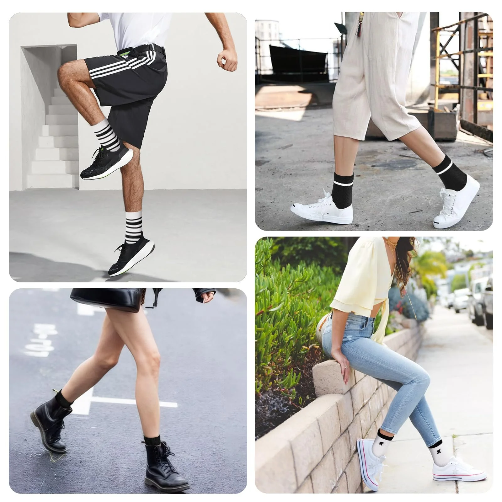 Носки Cotton Без серии - Спортивные дышащие носки для повседневной носки, ретро теннисные носки, зимние хлопковые носки, черный, 5 пар, фото №6 Носки Cotton Без серии - Спортивные дышащие носки для повседневной носки, ретро теннисные носки, зимние хлопковые носки, черный, 5 пар, фото №6