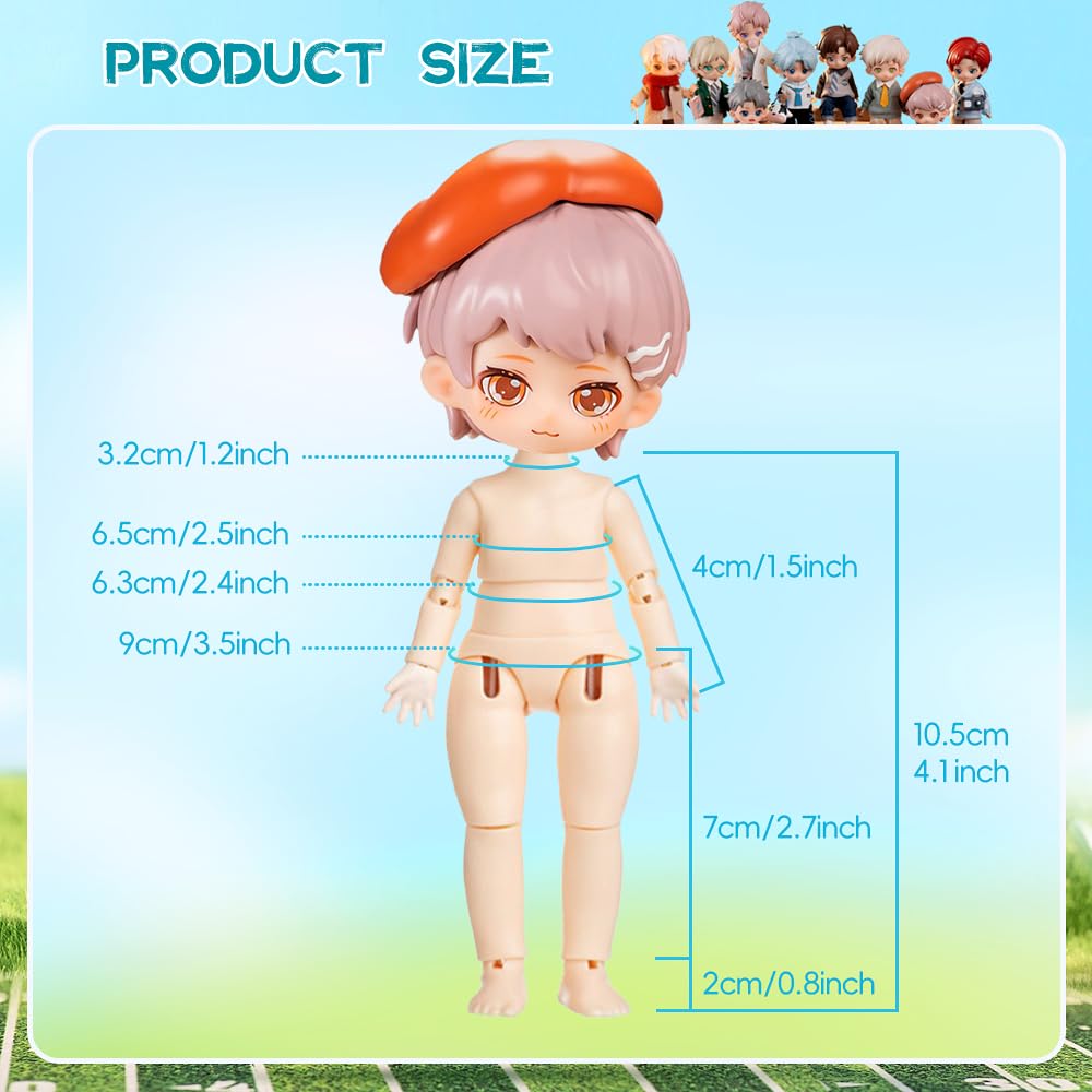 Кукла XiDonDon BJD Blindbox Male Classmates Series 1/12 BJD Облик Ob11 (Две Коробки), фото №5
