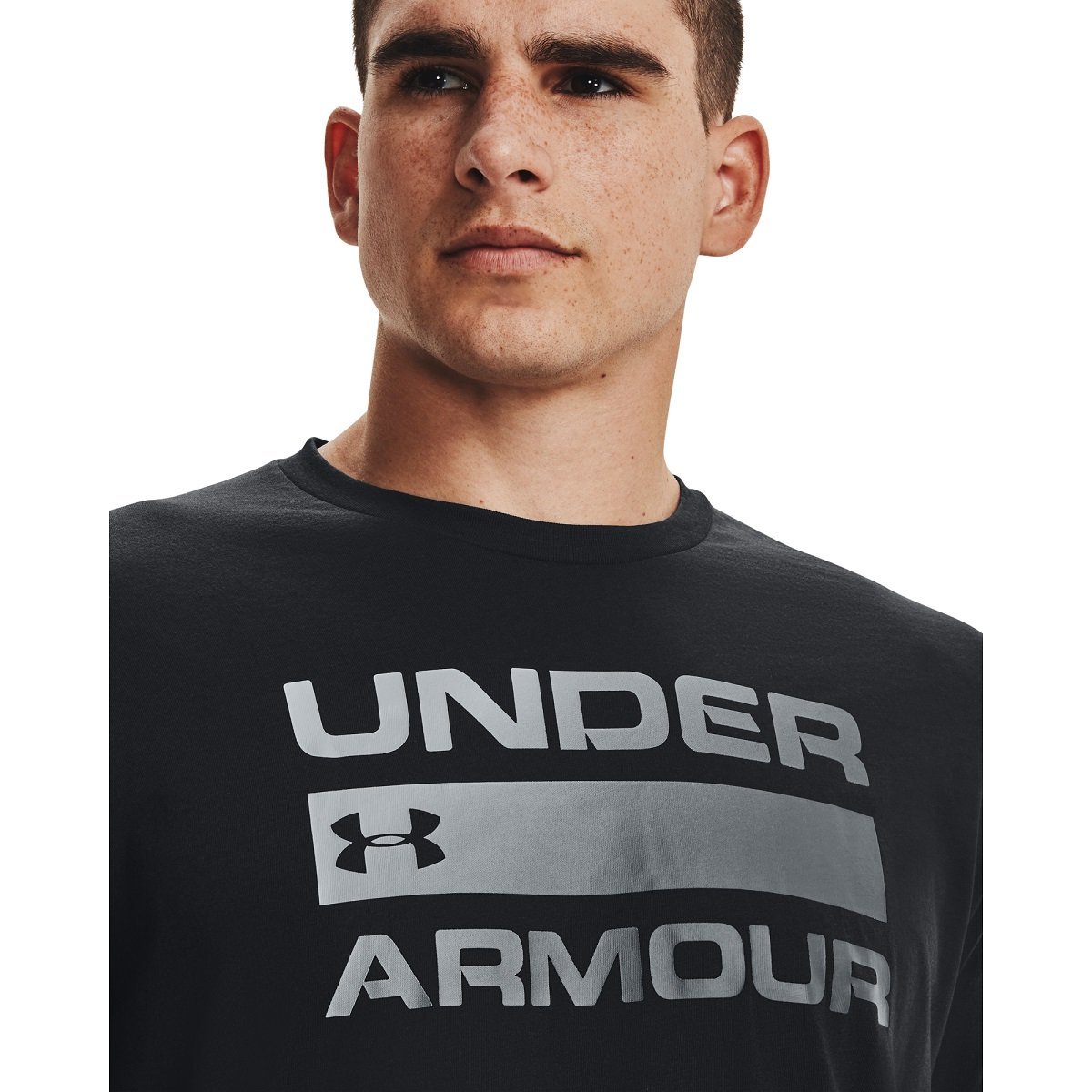 Футболка UA TEAM ISSUE WORDMARK SS чорний  2XL, фото №5