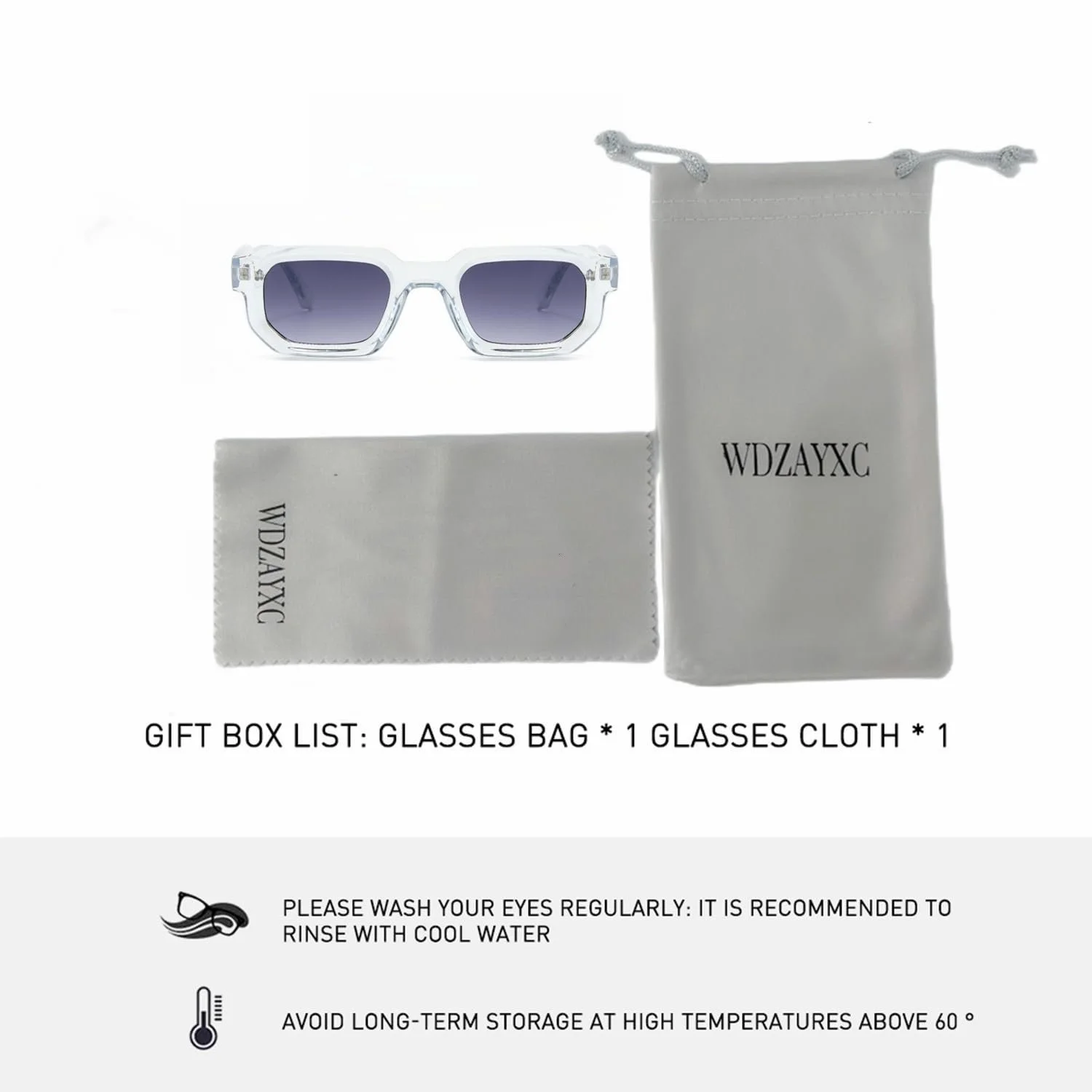 Вінтажні прямокутні сонцезахисні окуляри для жінок і чоловіків Прямокутні, фото №2 Вінтажні прямокутні сонцезахисні окуляри для жінок і чоловіків Прямокутні, фото №2