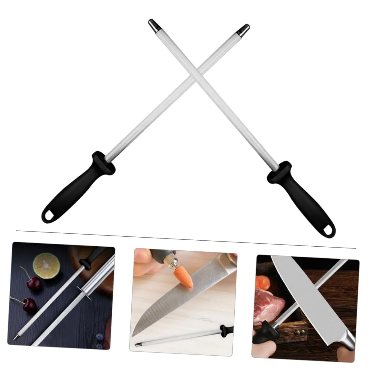 Точилка для кухонных ножей эргономичная набор 2 шт., фото №7