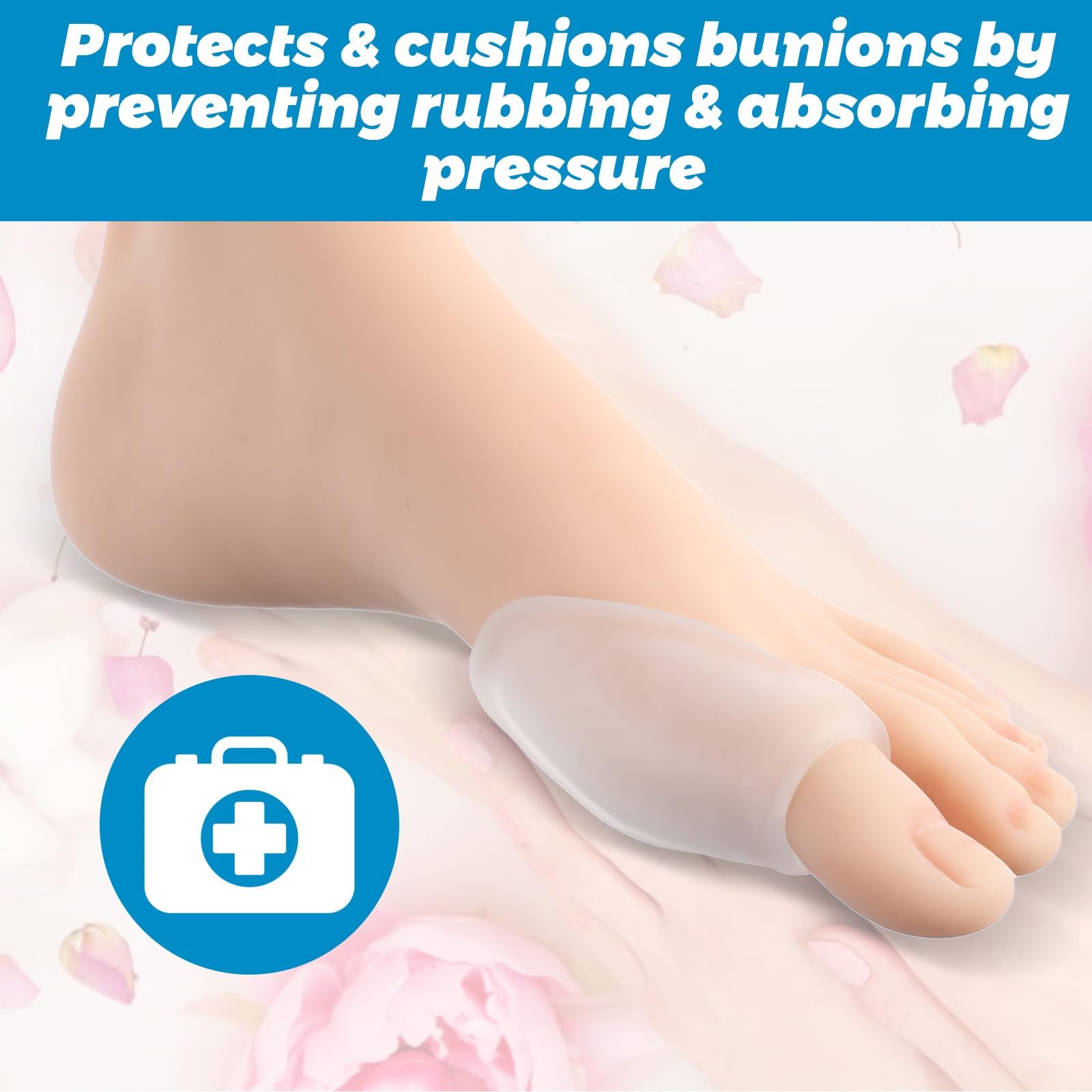 Накладки для корекції буньйону з роздільником,, фото №5