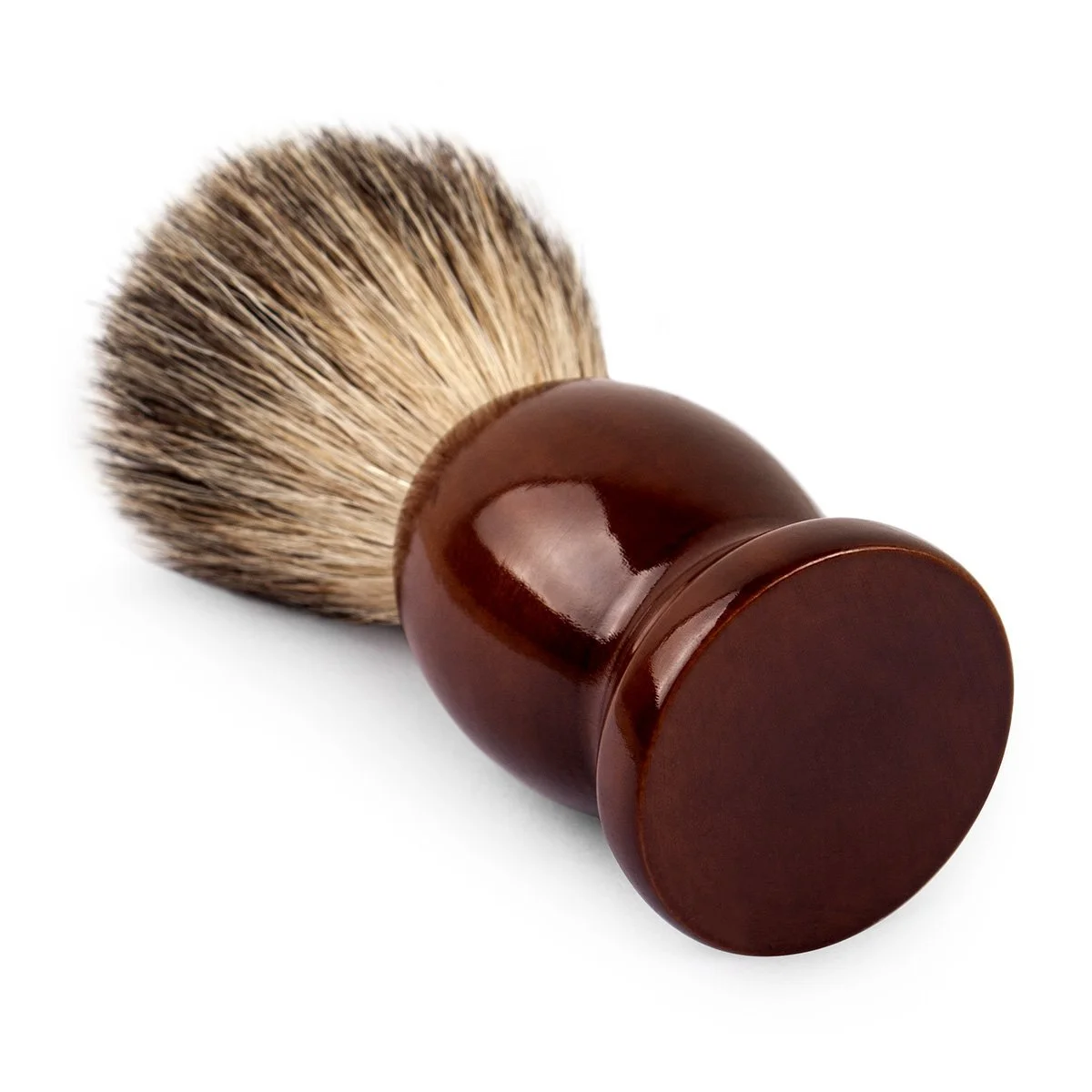 Помазок для бритья QSHAVE Pure Badger Hair ручной работы, дерево, фото №5
