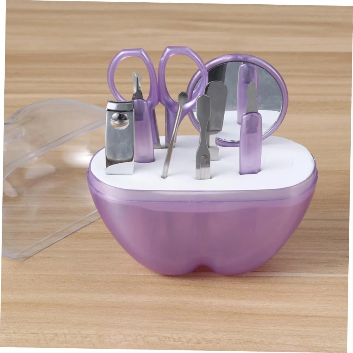 Набор маникюрных ножниц Healvian, 3 шт, Фиолетовый, фото №5