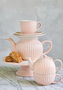 Формы для выпекания Greengate Alice прямоугольные набор 2 шт. маленькие светло-розовые synthetic.ua - Фото 1