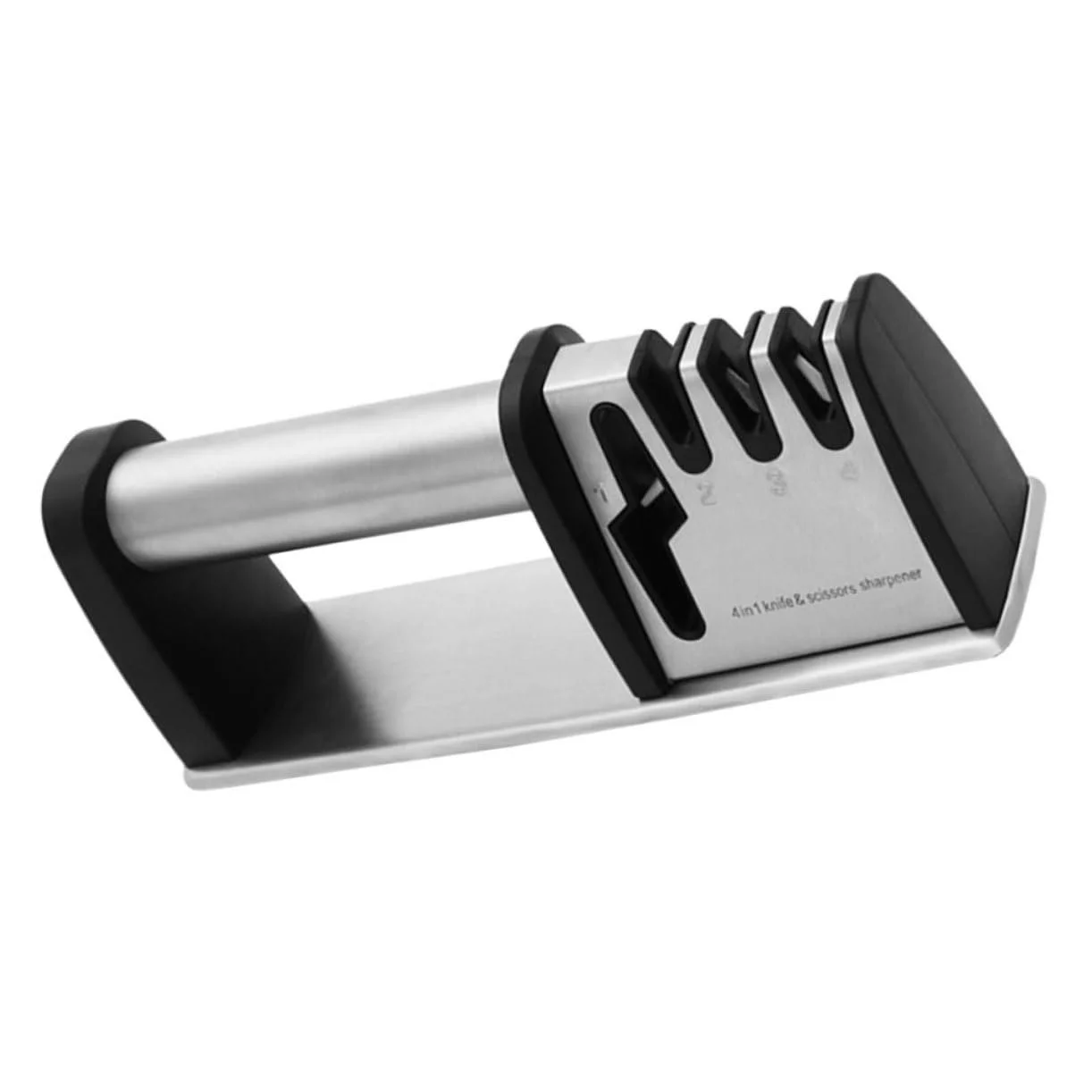 Точилка для ножів INOOMP Ergonomic настільна для кухонних ножів та ножиць ручна, фото №1