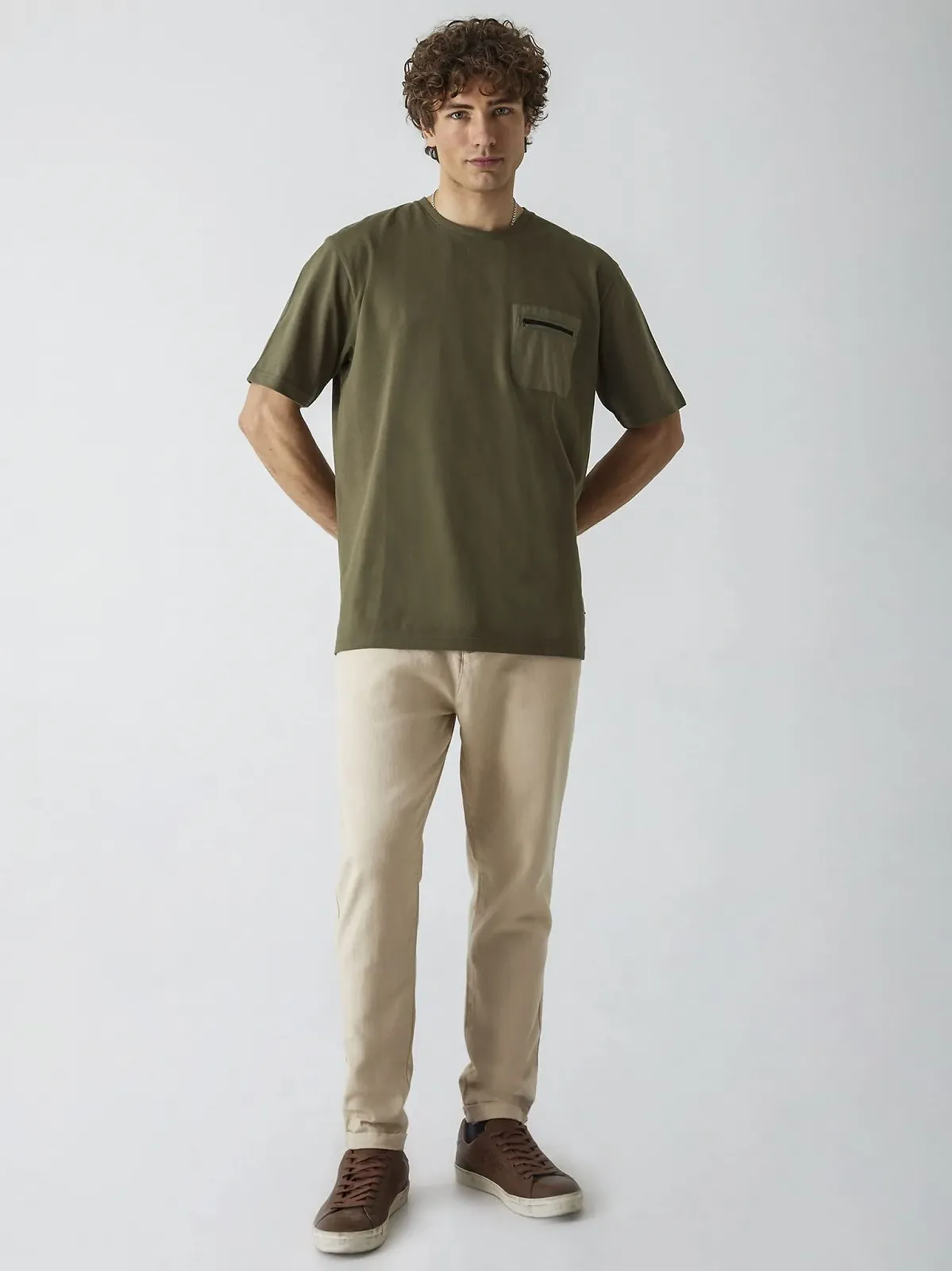 Футболка LTB Jeans Neheze 12172 Deep Lichen Green, XXL, фото №2