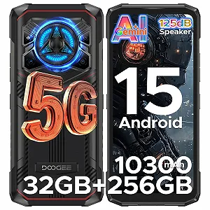 Защищенный смартфон DOOGEE Blade 20 Play Android 15 5G Dimensity 7050 10300 мАч 32 ГБ + 256 ГБ - Фото 1