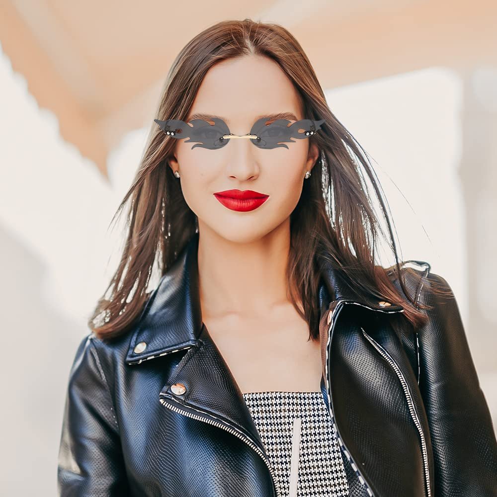 Сонцезахисні окуляри Вогонь Lotvic Flames, Набір з 5 шт, Безрамкові хвилясті, фото №8 Сонцезахисні окуляри Вогонь Lotvic Flames, Набір з 5 шт, Безрамкові хвилясті, фото №8