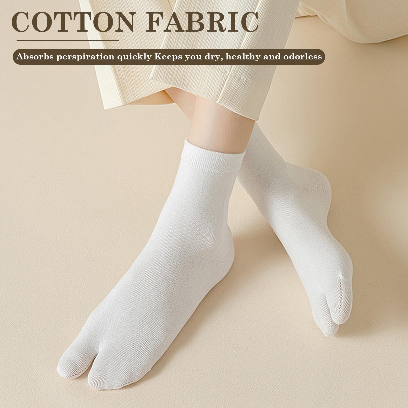 Носки с пальцами Joyan для мужчин и женщин, носки для вьетнамок, нескользящие носки с пальцами, носки Crew Trainer, мягкие и удобные, подходят для спорта, бега, ходьбы, фото №4