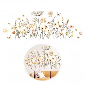 Купити Наклейка на стіну tiyitok Квіти Кульбаби та Метелики Boho - Фото 1 Наклейка на стіну tiyitok Квіти Кульбаби та Метелики Boho - Фото 1