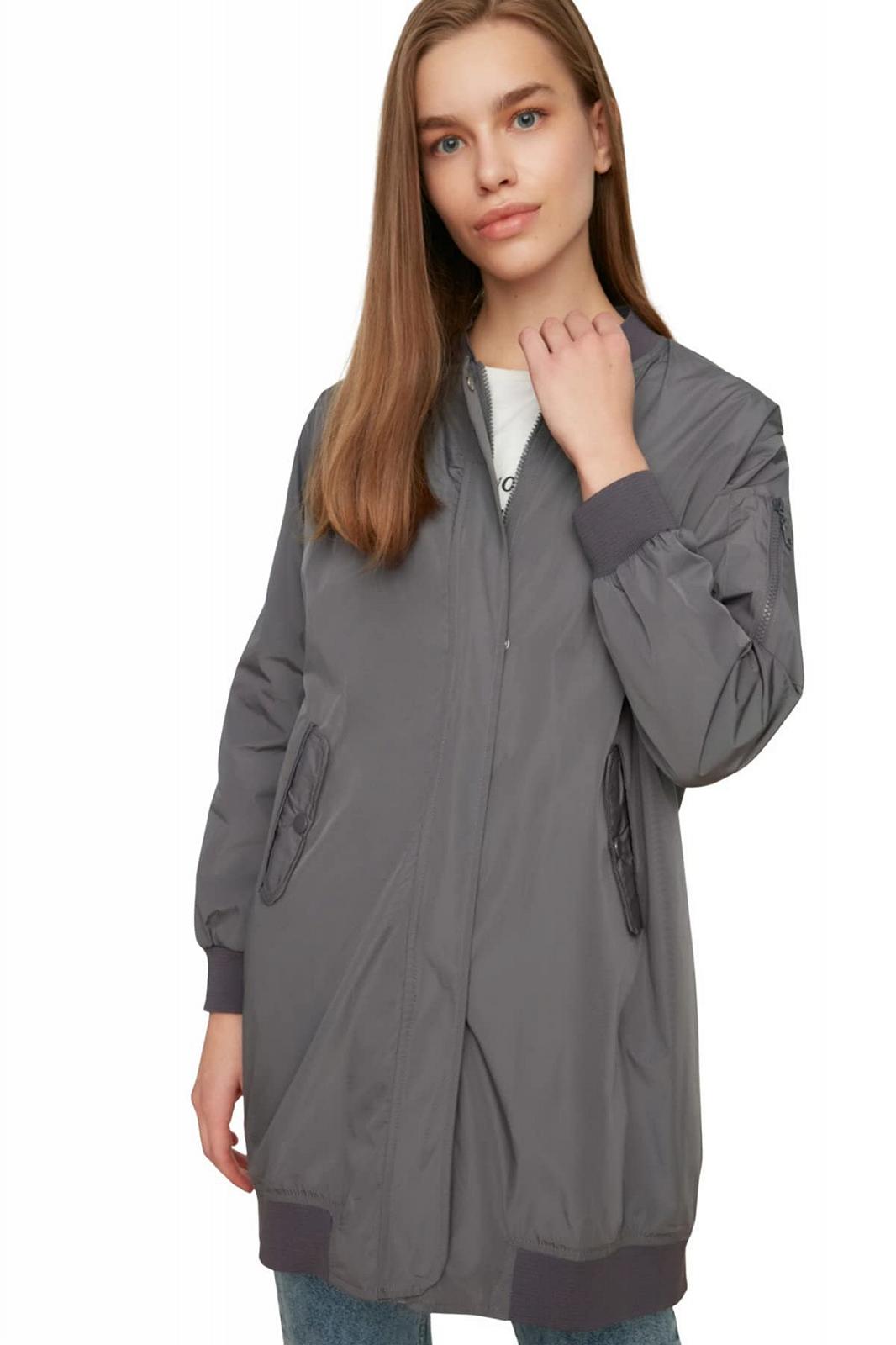 Куртка TRENDYOL Базовая Однотонная Зимняя, фото №2 Куртка TRENDYOL Базовая Однотонная Зимняя, фото №2