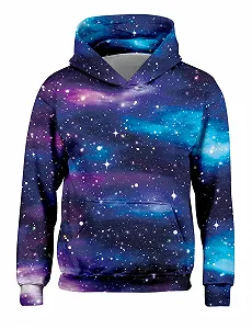 Худи Freshhoodies для мальчиков и девочек 3D Unisex Детское Худи с длинными рукавами Пуловер Толстовка с карманами M-XXXL - Фото 1