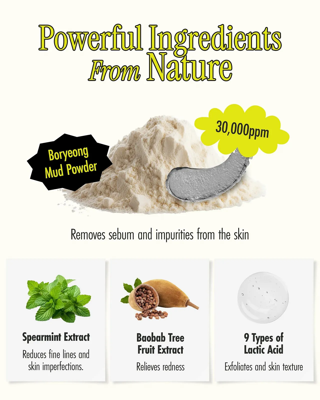 Маска для обличчя BRMUD Relief Mud Pack to Foam Cleaner 110 мл, фото №4