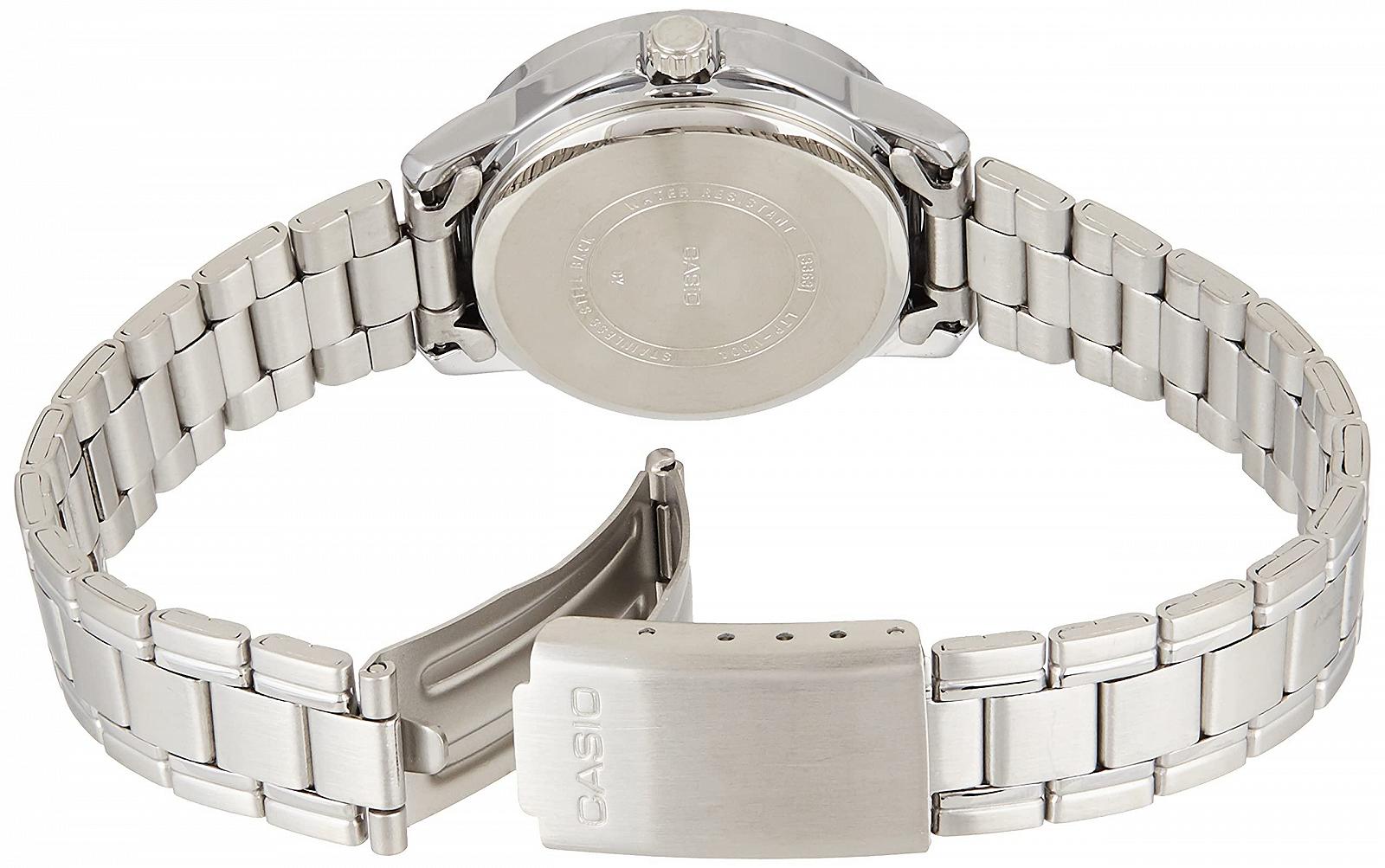 Жіночий годинник Casio LTP-V004D-1B Аналоговий, нержавіюча сталь, фото №2 Жіночий годинник Casio LTP-V004D-1B Аналоговий, нержавіюча сталь, фото №2