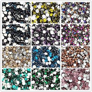 Стразы стекло, размеры SS3~SS20, без термофиксации, для DIY дизайна ногтей - как на фото - ss12, 1440 шт synthetic.ua - Фото 1