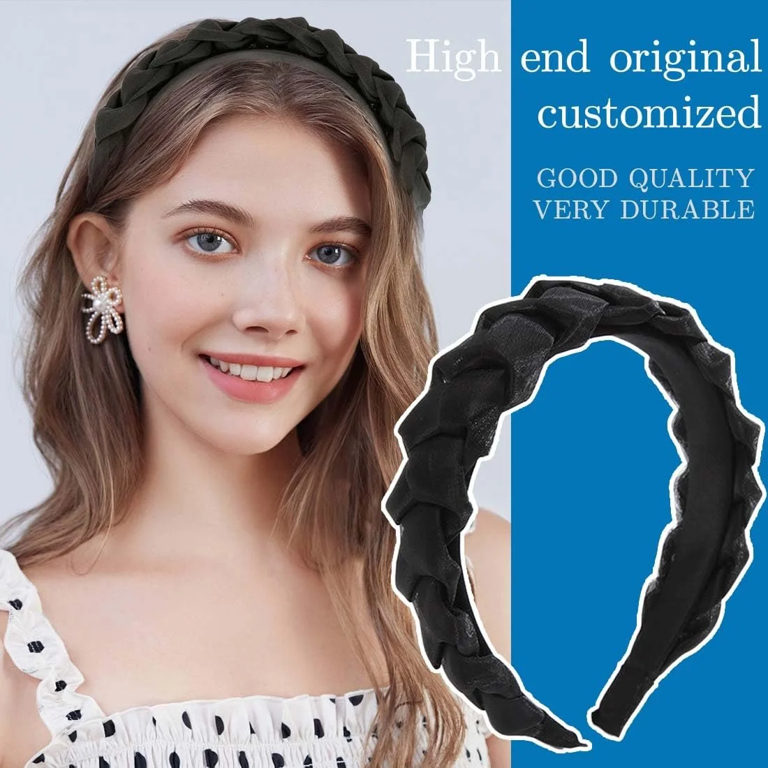 Обруч для волосся плетений для жінок, фото №3 Обруч для волосся плетений для жінок, фото №3