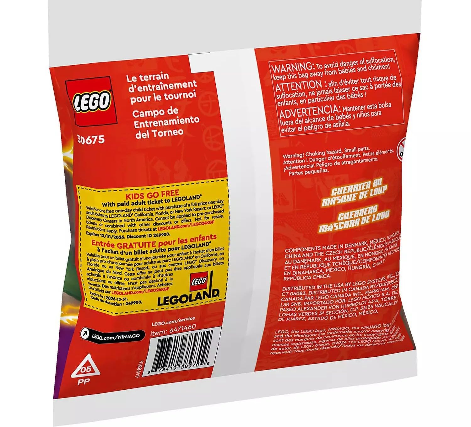 Конструктор Lego Ninjago 30675 49 деталей, фото №2
