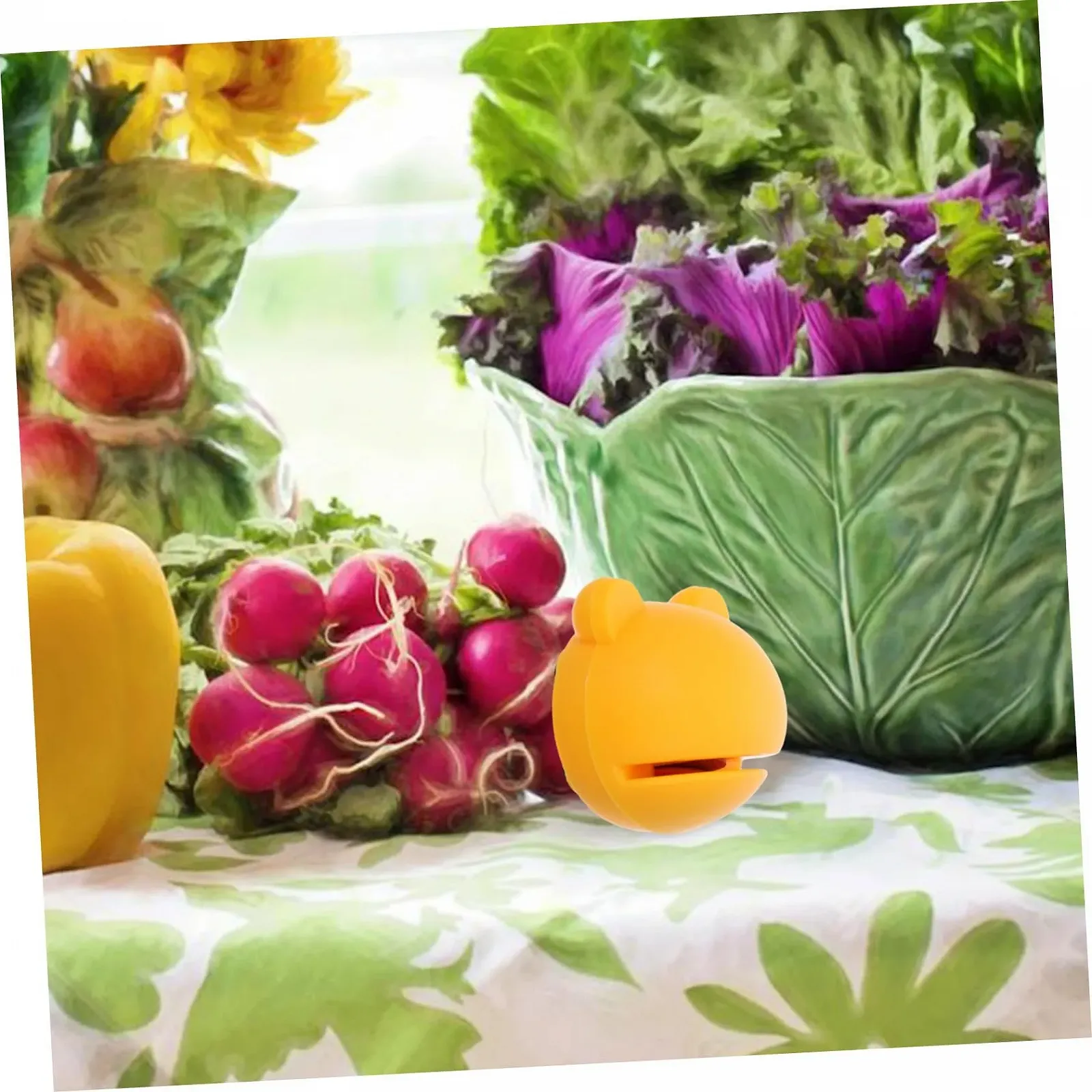 Точилка для ножів GLEAVI ручна роликова ABS Жовта, фото №4