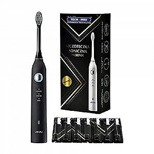 Електрична звукова зубна щітка Tech-Med TM-Sonic IPX7 33000 вібр/хв Чорна - Фото 1