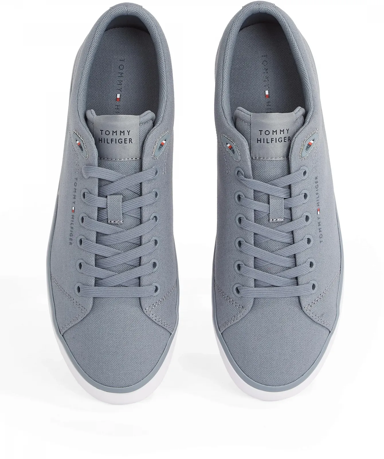 Низкие кеды Tommy Hilfiger Core Canvas Grau (Overcast Grey) 44, фото №3