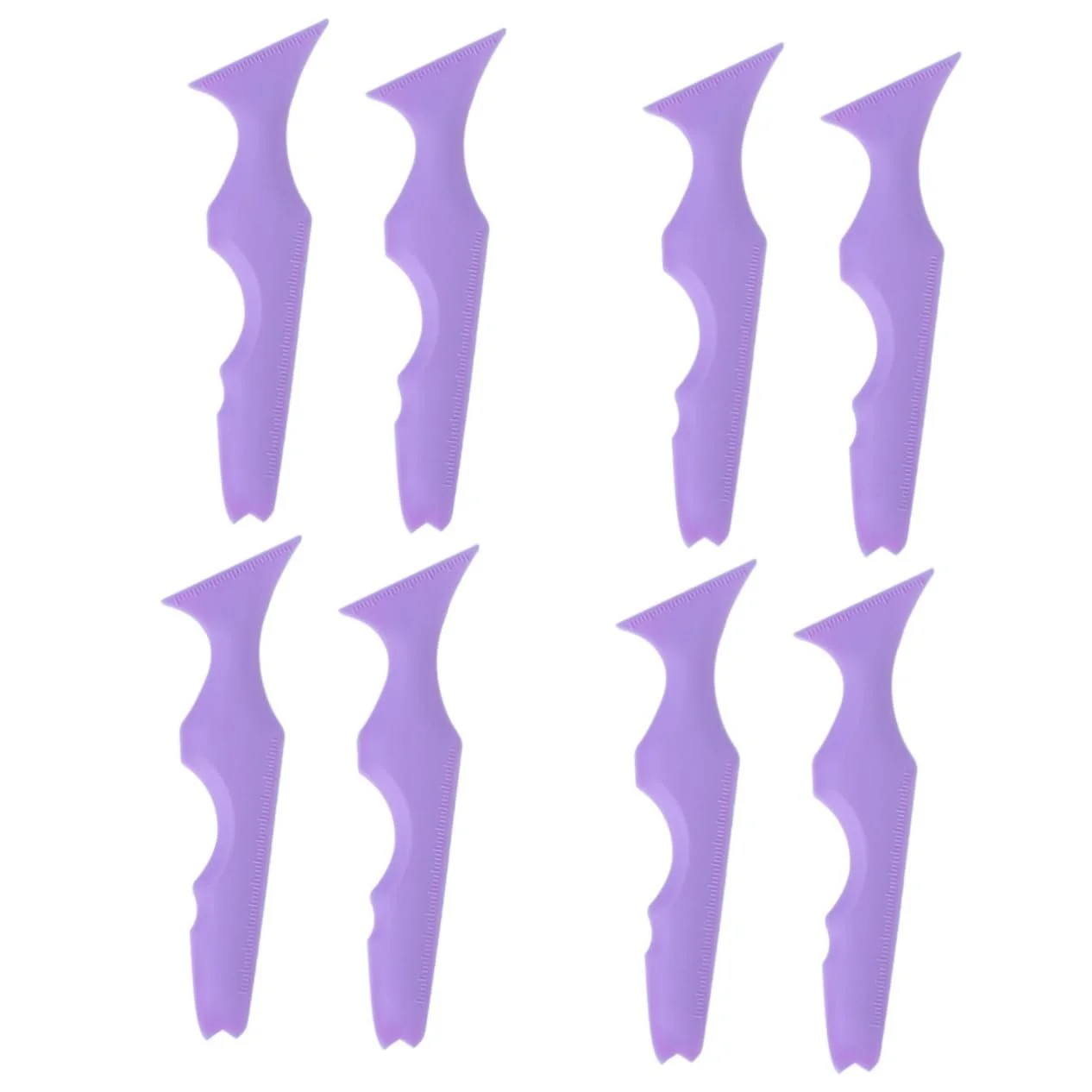 Силиконовый Angoily 8 штук Beauty Ruler Ashtray Outdoor Makeup Aid, фото №1