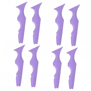 Силіконовий Angoily 8 штук Beauty Ruler Ashtray Outdoor Makeup Aid - Фото 1